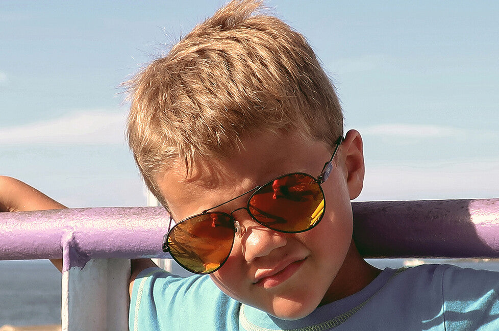 ActiveSol Kids Iron Air ochelari de soare polarizați pentru copii, portocalii/arc