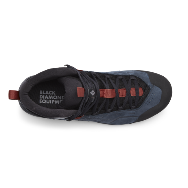 Black Diamond Mission Mid bocanci din piele pentru bărbați Waterproof Approach, eclipse-red rock