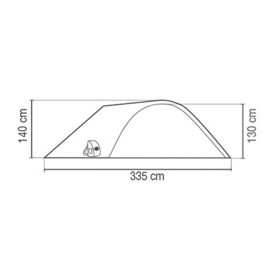 Coleman Kobuk cort BlackOut plus pentru 4 persoane
