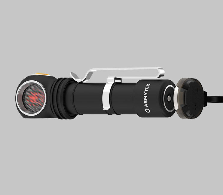 ArmyTek Wizard C2 WR lanternă frontală LED cu suport magnetic alimentare acumulator 1100 lm 3 h 65 g, White & Red