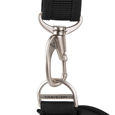 Travelon Classic Lady geantă de umăr anti-furt Crossbody, neagră