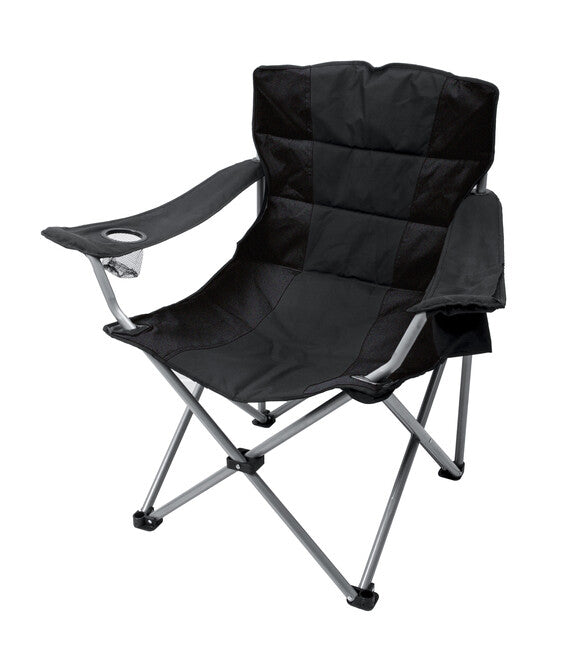 BasicNature Holiday scaun de camping, negru