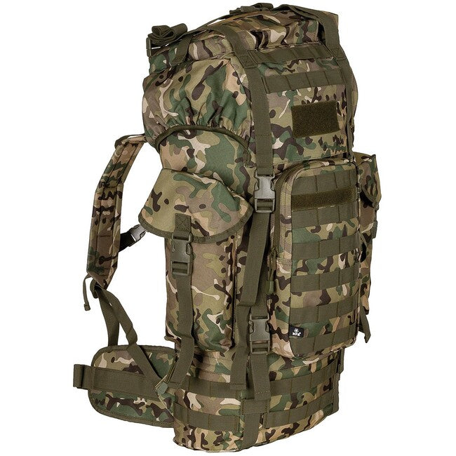 MFH rucsac MOLLE 65L, tijă de aluminiu, op.-camo
