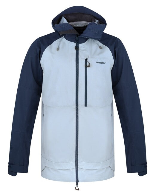 HUSKY Nanook M geacă hardshell pentru bărbați, albastru închis/gri deschis