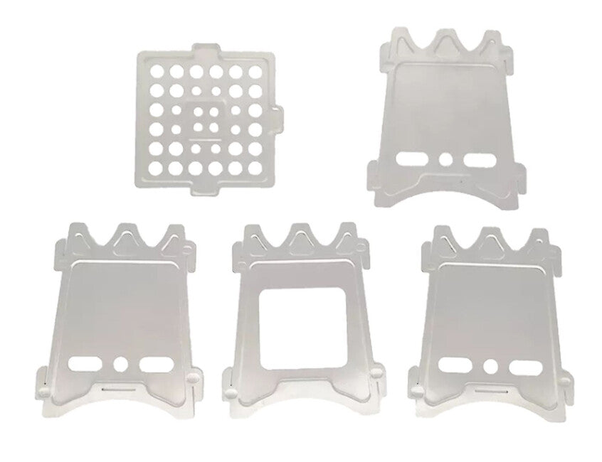 Origin Outdoors Stack aragaz compact pliabil din oțel inoxidabil