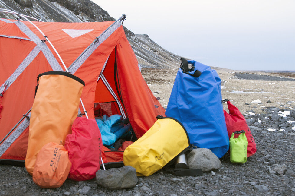 BasicNature 210T rucsac ușor impermeabil, 10 L, roșu