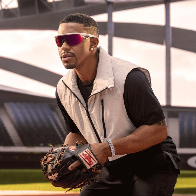 Oakley SPHAERA ochelari de soare cu ramă Matte White și lentile Prizm Field 36