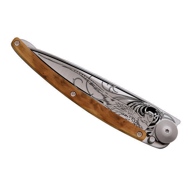 Deejo Nature briceag juniper wood Fazan
