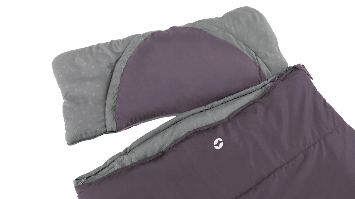 Outwell Contour sac de dormit stânga, dark purple