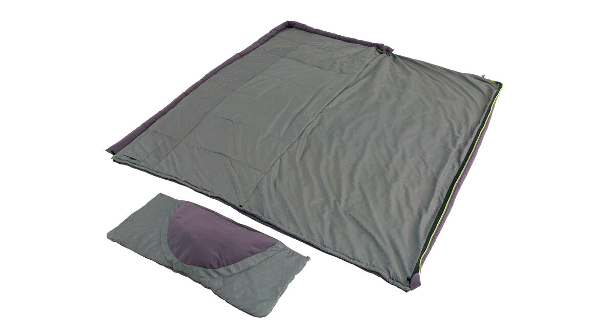 Outwell Contour sac de dormit stânga, dark purple