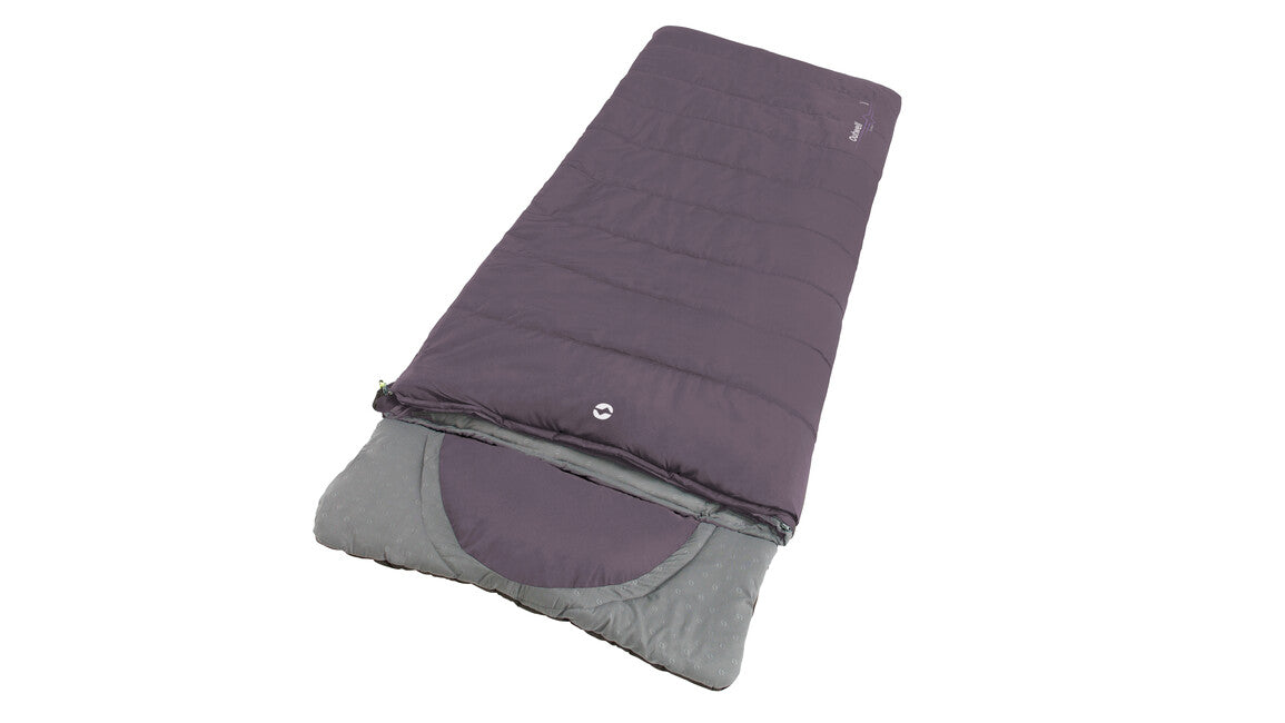 Outwell Contour sac de dormit stânga, dark purple