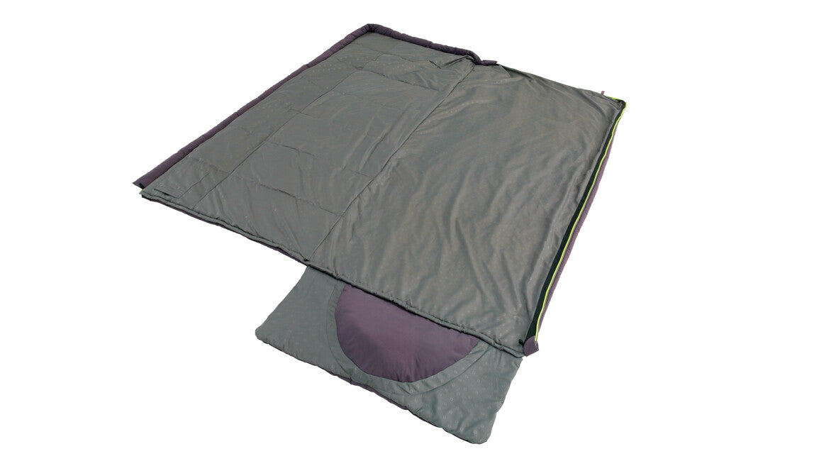Outwell Contour sac de dormit stânga, dark purple
