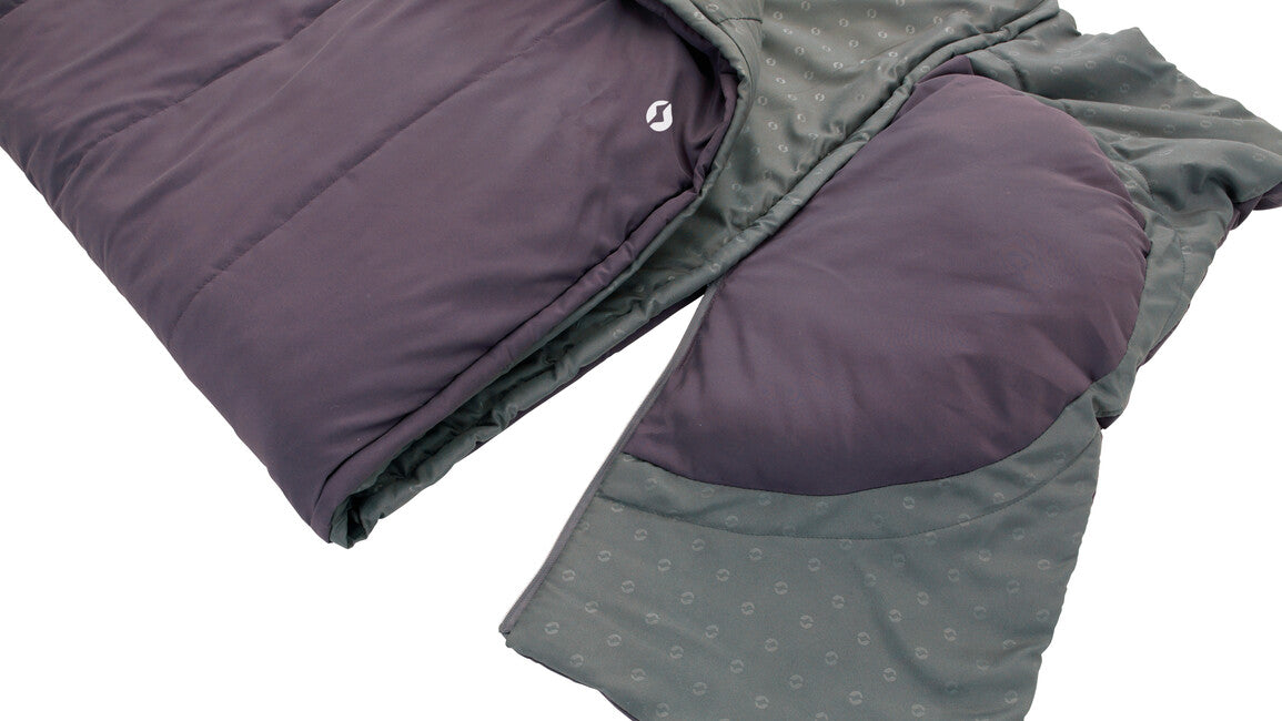 Outwell Contour sac de dormit stânga, dark purple