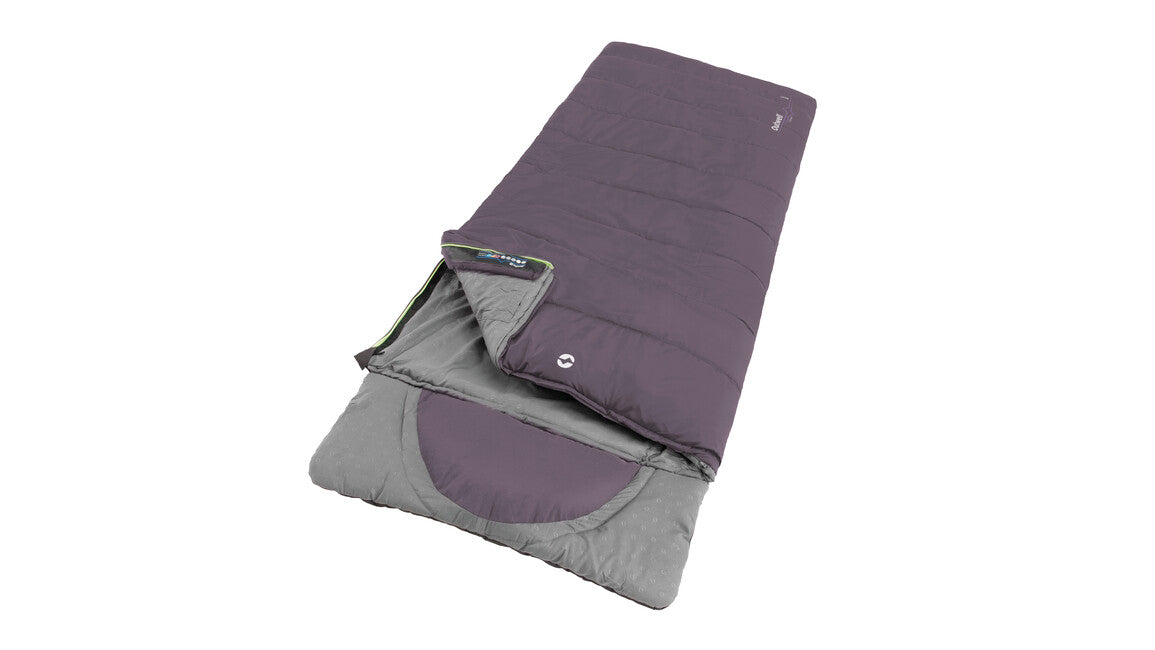 Outwell Contour sac de dormit stânga, dark purple