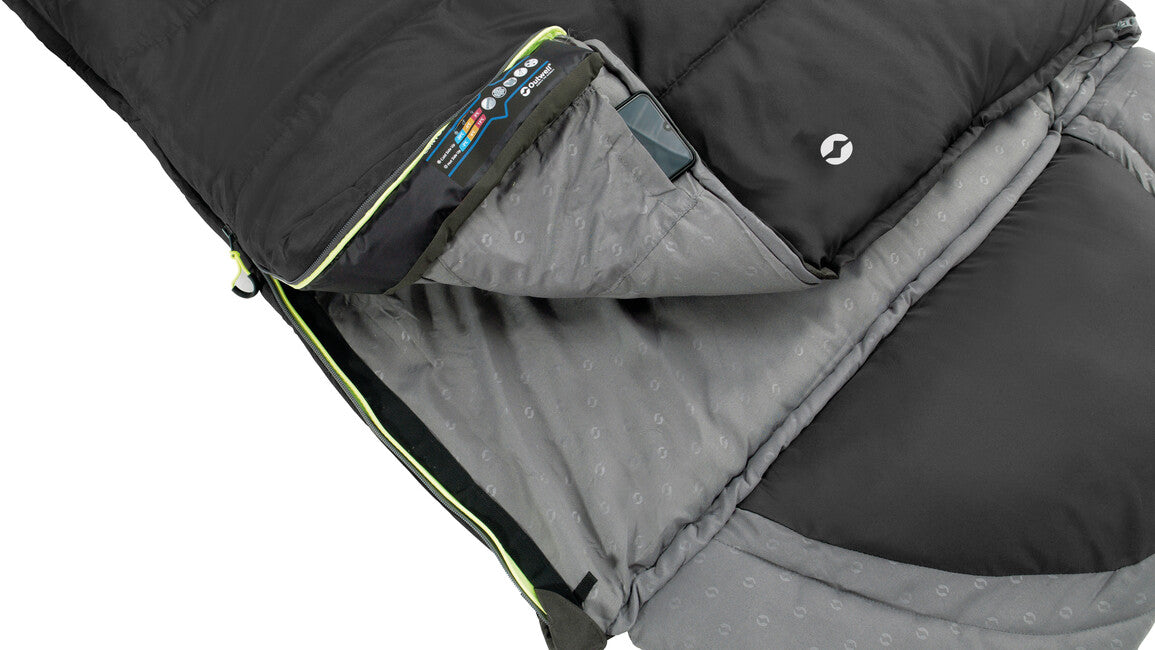 Outwell Contour sac de dormit stâng, midnight black