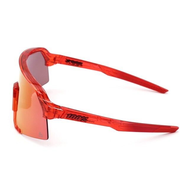 100% S3 LE ochelari de soare, Gloss Translucent Red, Hiper Red Mirror - Peter Sagan