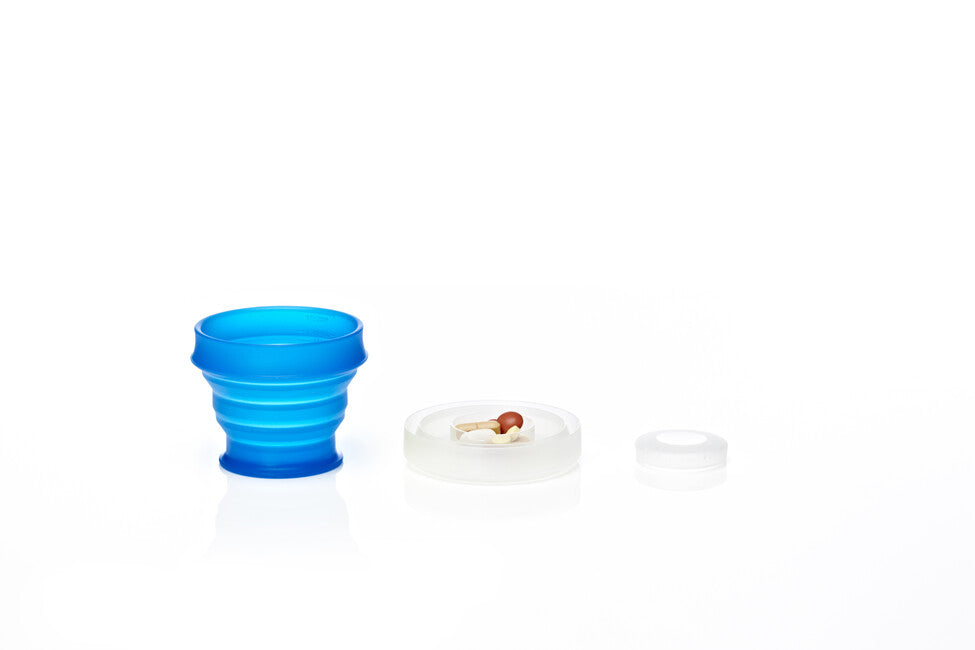 Humangear Go Cup pahar pliabil de călătorie igienizabil ambalabil GoCup, albastru, 118 ml
