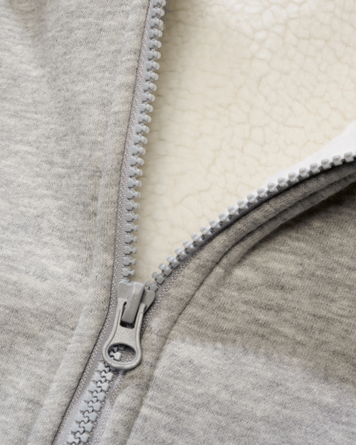 Brandit Sweatjacket hanorac pentru bărbați cu căptușeală caldă Teddylining, gri melange