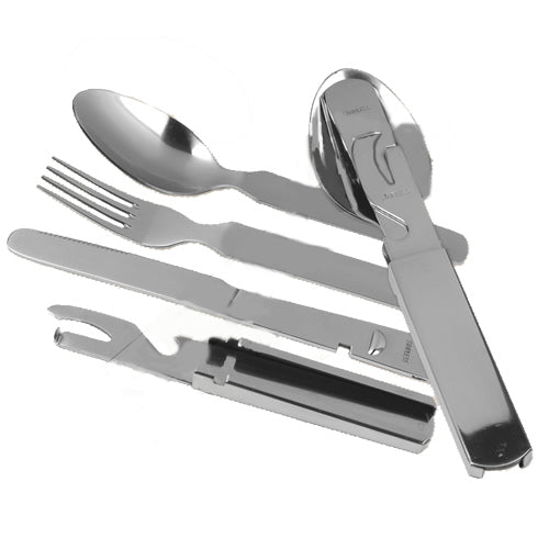 Helikon-Tex Set tacâmuri KFS BW - Oțel inoxidabil