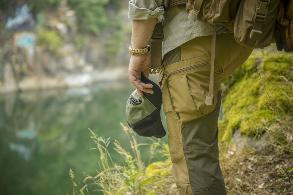 Helikon-Tex șapcă PolyCotton Ripstop cu logo, Coyote / Olive Green