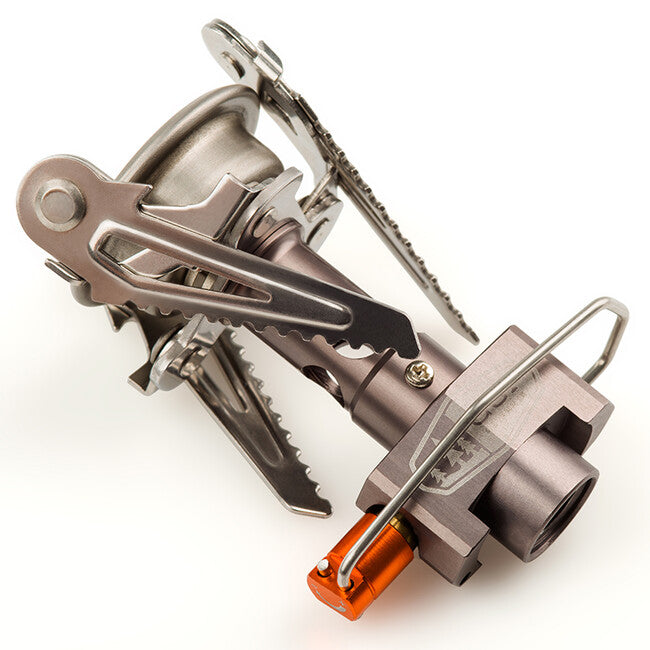 GSI Outdoors Pinnacle Canister Stove arzător de trekking pe gaz, argintiu