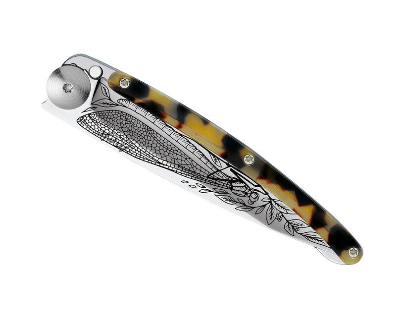 Deejo Tattoo Turtle briceag Dragonfly, mirror turtle shell