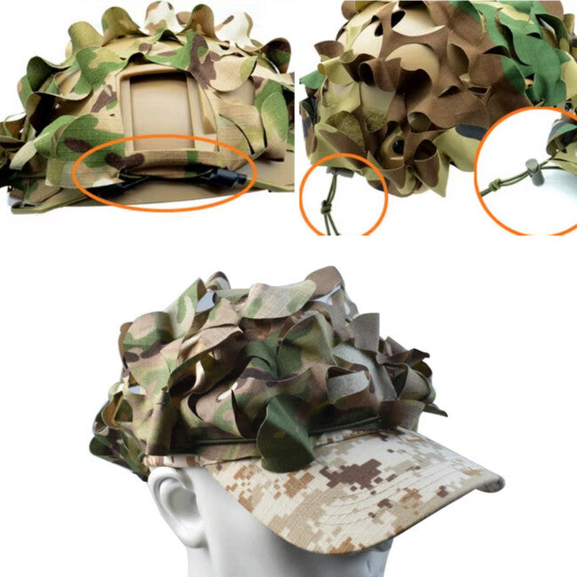 Leguon Shader husă de camuflaj pentru cască, BCP camuflaj