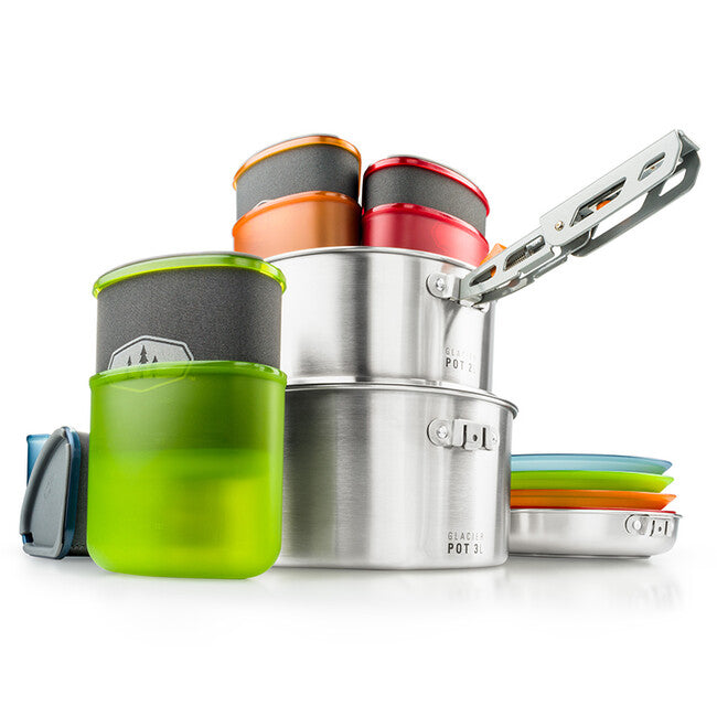 GSI Outdoors Glacier 2+3 l set de camping pentru tacâmuri