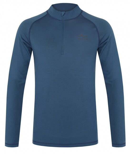 HUSKY Merow Zip tricou termic cu fermoar pentru bărbați M, albastru