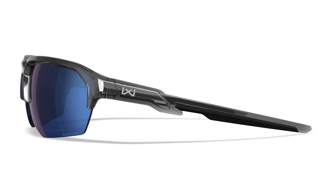 Wiley X Jakl ochelari de soare Captivate Polarized Blue Mirror/Gloss Crystal Grey
