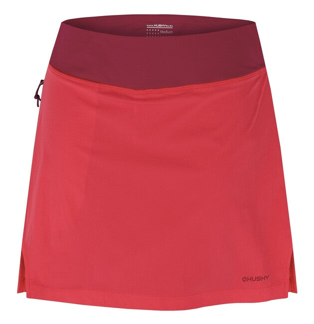 HUSKY Flamy fustă funcțională pentru femei cu pantaloni scurți, roz, L