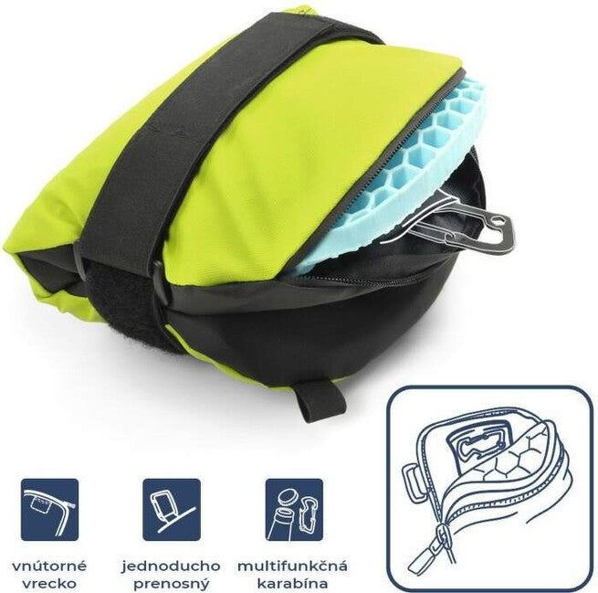 Mosh Kamper pernă de ședere outdoor, verde deschis/neagră