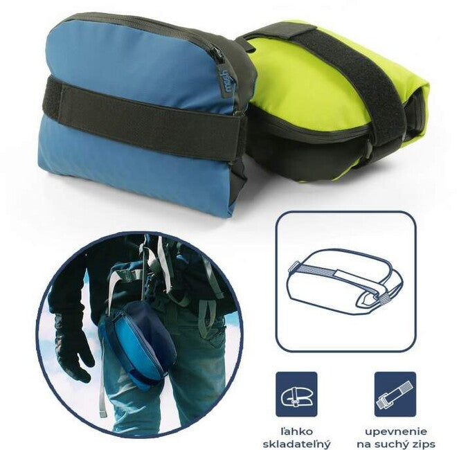 Mosh Kamper pernă de ședere outdoor, verde deschis/neagră