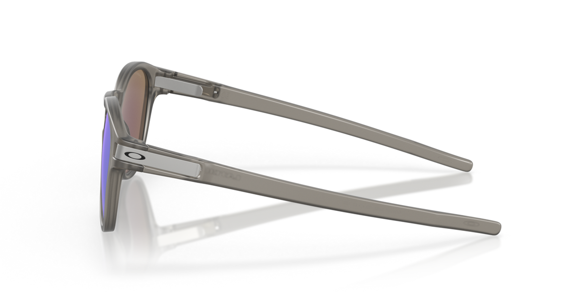 Oakley LATCH ochelari de soare cu ramă Matte Grey Ink și lentile Prizm Sapphire Irid Polar, 53