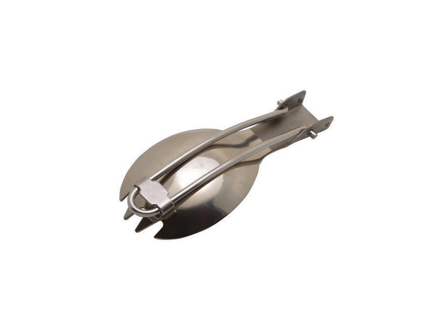 Baladeo PLR087 lingură pliabilă cu furculiță titan