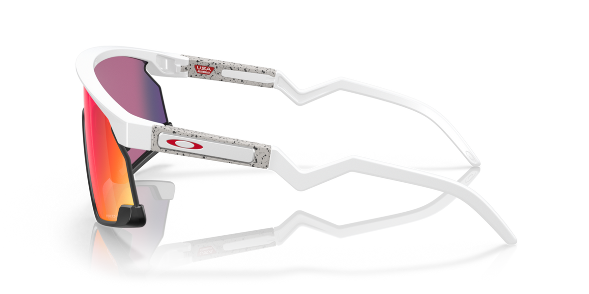 Oakley BXTR ochelari de soare cu ramă Matte White și lentile Prizm Road, 39