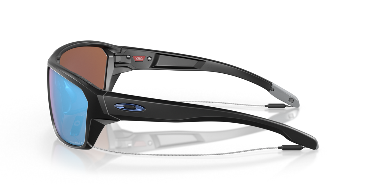 Oakley SPLIT SHOT ochelari de soare cu ramă Matte Black și lentile Prizm Deep Water Polar 64
