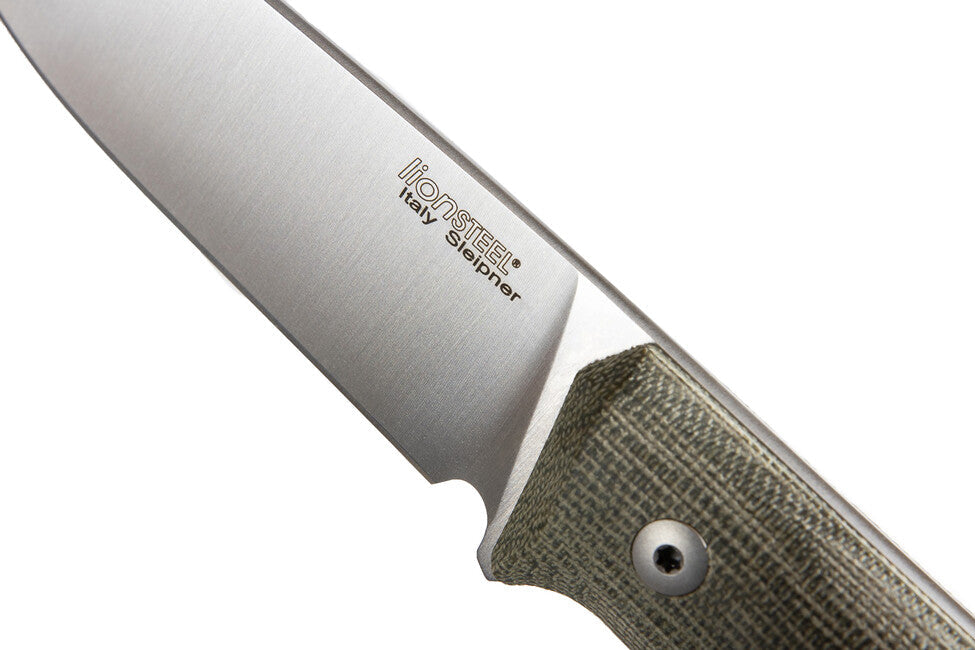 Lionsteel B35 CVG cuțit bushcraft cu lamă fixă din oțel Sleipner