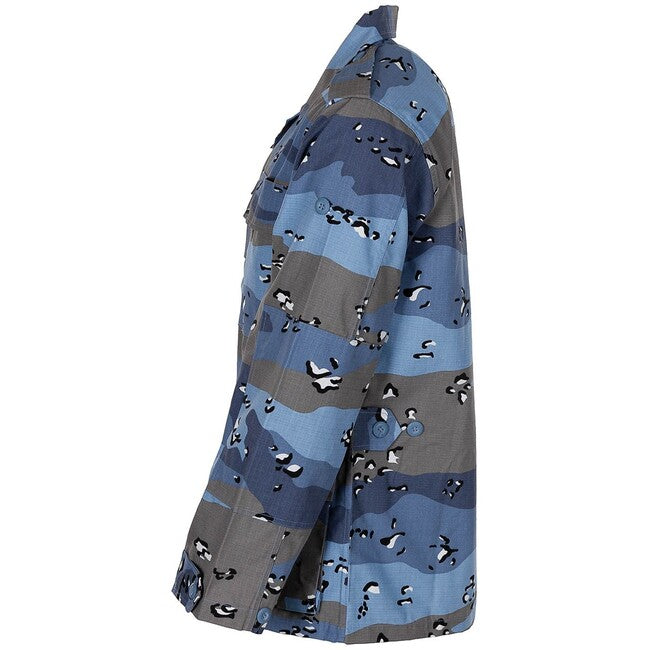 MFH BDU geacă de teren americană Rip stop, chocolate chip blue camo