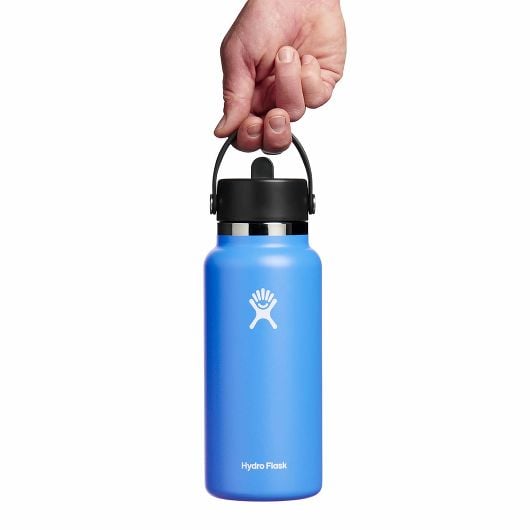 Hydro Flask Wide Flex Straw Cap termosticlă largă 32 OZ 946 ml cu pai, cascade