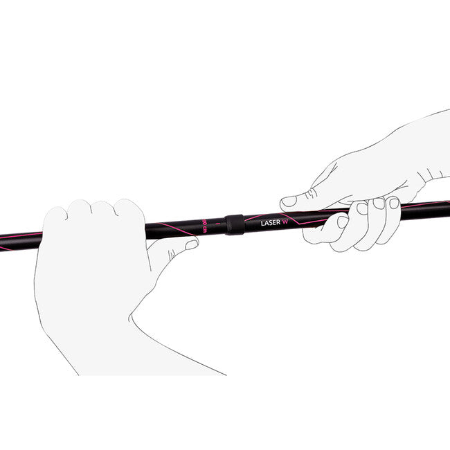 CAMP Laser W bețe de trekking 58 - 125 cm