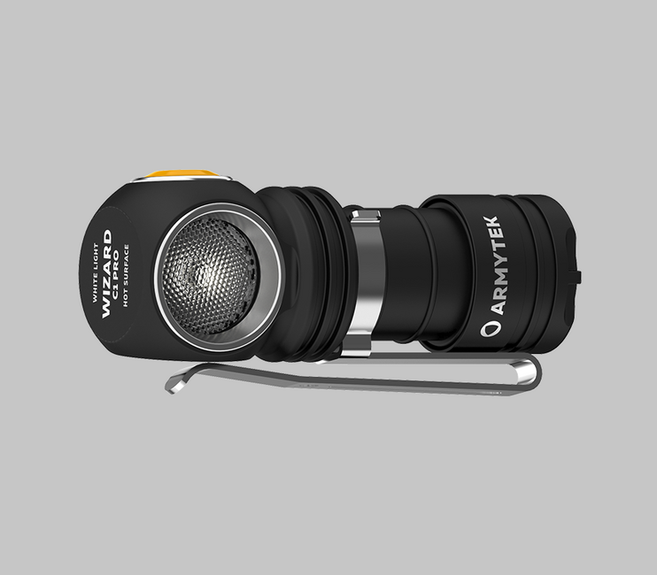 ArmyTek Wizard C1 Pro LED lanternă frontală cu suport magnetic și alimentare din acumulator Magnet White, 1000 lm, 1440 h, 55 g