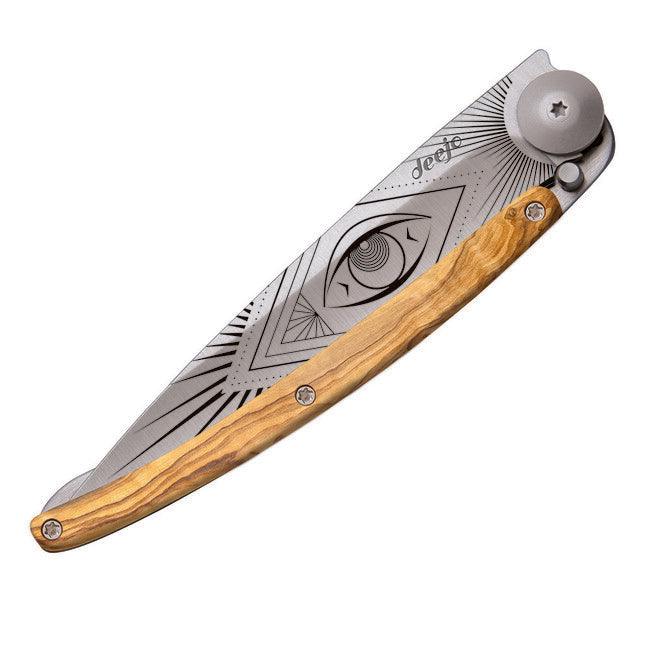 Deejo Tattoo briceag olive wood Vision