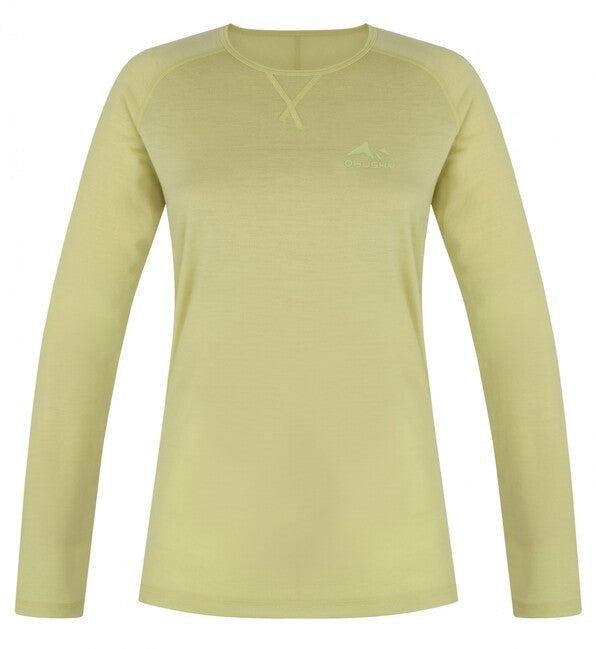 HUSKY Merow tricou termic cu mânecă lungă pentru femei, verde deschis