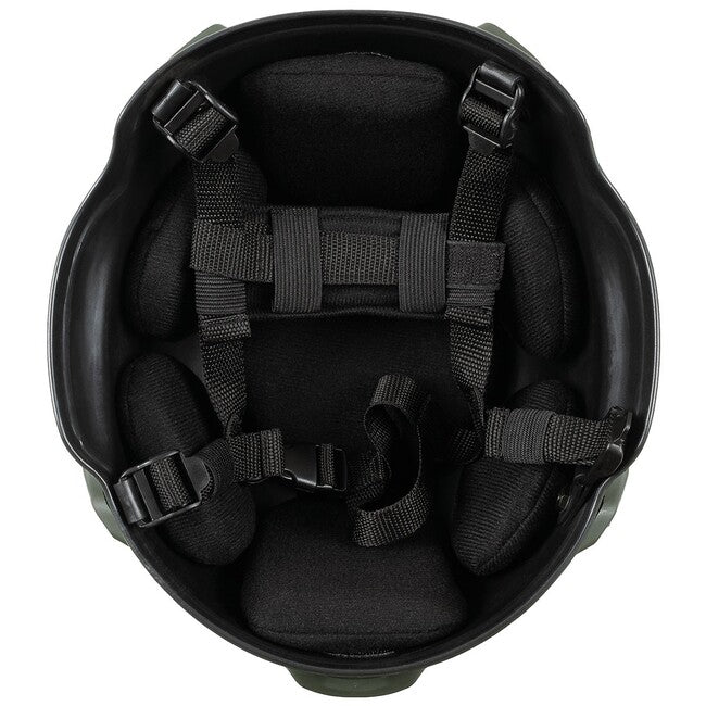 MFH cască SUA MICH 2002 din plastic ABS, OD green