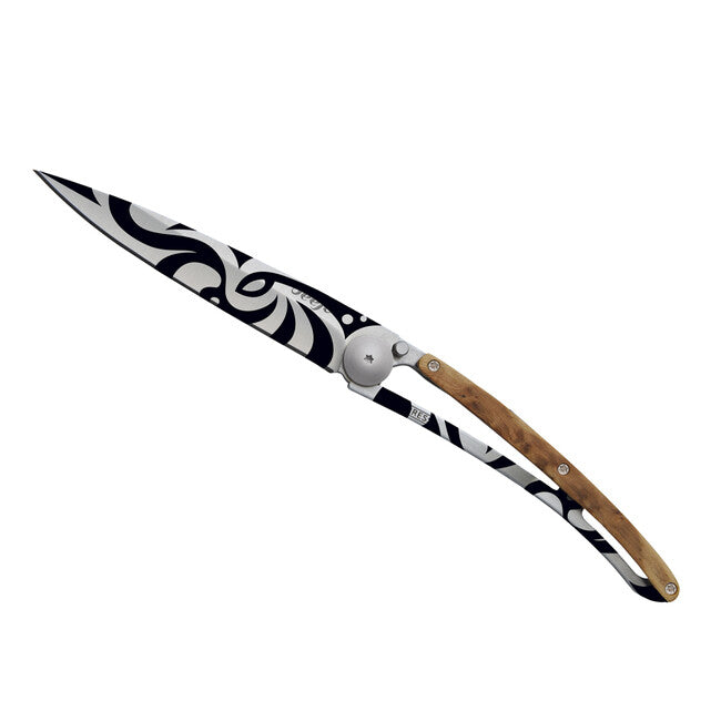 Deejo Tattoo Tribal briceag juniper wood
