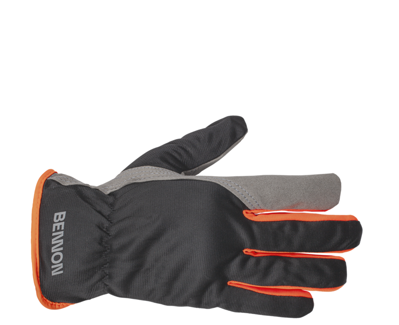BENNON CARPOS Gloves mănuși de protecție, gri/portocaliu (12 buc)
