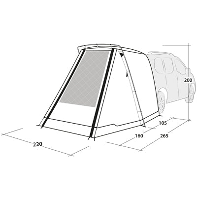 Outwell Sandcrest S cort