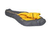 Patizon D 290 S sac de dormit ultraușor de vară, anthracit/gold, Stânga