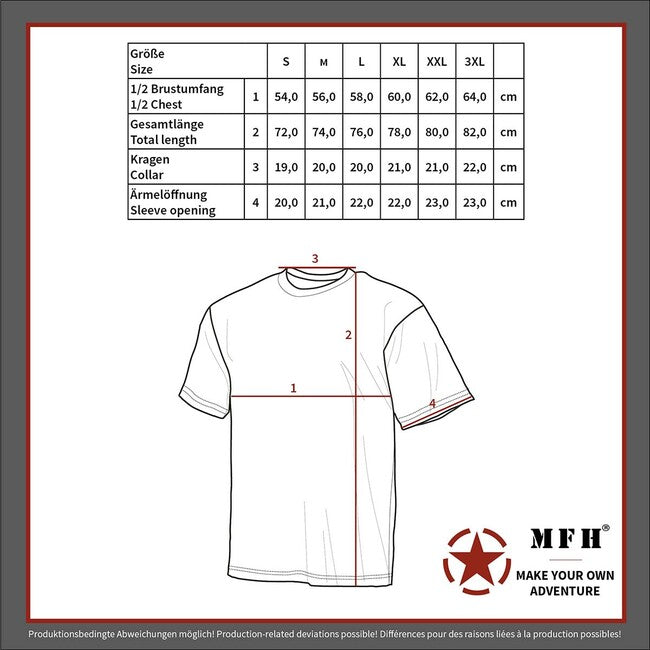 MFH tricou cu mânecă scurtă, coyote tan
